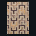 Decorative African Mudcloth Pattern Tea Towel<br><div class="desc">Decorative African mudcloth pattern by Norman Wyatt Jr. featuring geometric shapes that seem to fit together. Fans of Tetris or geometric shapes should make this purchase today!</div>