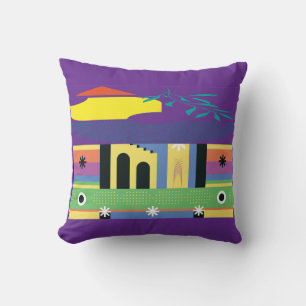 Decorative and Bold Maximalist Design for Artists  Cushion