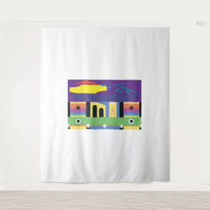 Decorative and Bold Maximalist Design for Artists Tapestry