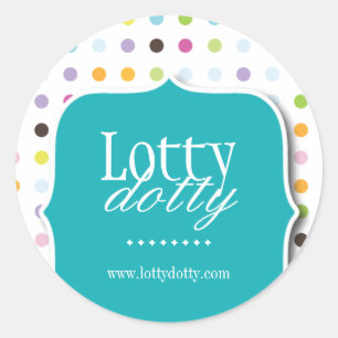 Decorative and Whimsical Polk a Dot Stickers