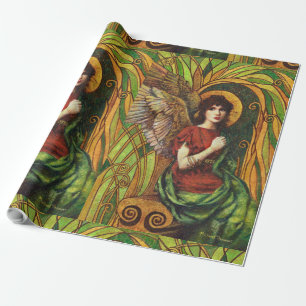 Decorative Angel Design Wrapping Paper