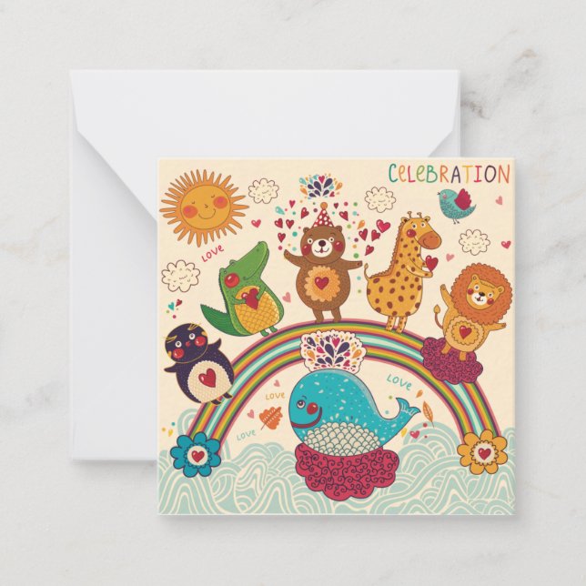 Decorative Animals Card (Front)