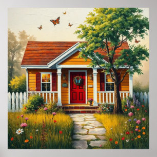 Decorative Art - Home Sweet Home #1  Poster