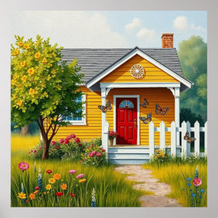 Decorative Art - Home Sweet Home #3  Poster