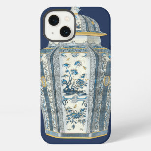 Decorative Asian Urn in Blue & White iPhone 13 Case