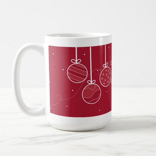 Decorative Baby's First Christmas Coffee Mug (Left)
