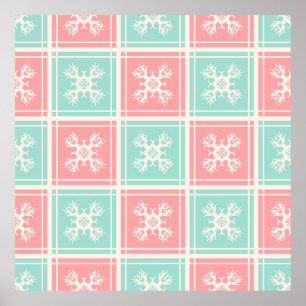 Decorative background with seamless elementsabstra poster