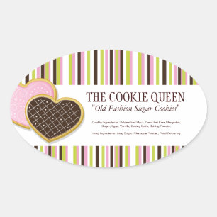 Decorative Bakery Ingredient Labels