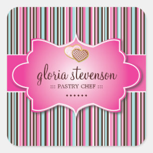 Decorative Bakery Price Tag Stickers