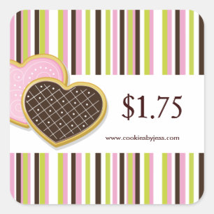 Decorative Bakery Price Tag Stickers