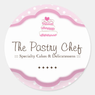 Decorative Bakery Stickers