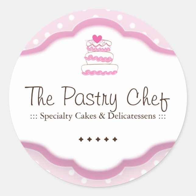 Decorative Bakery Stickers (Front)