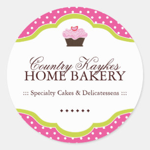 Decorative Bakery Stickers