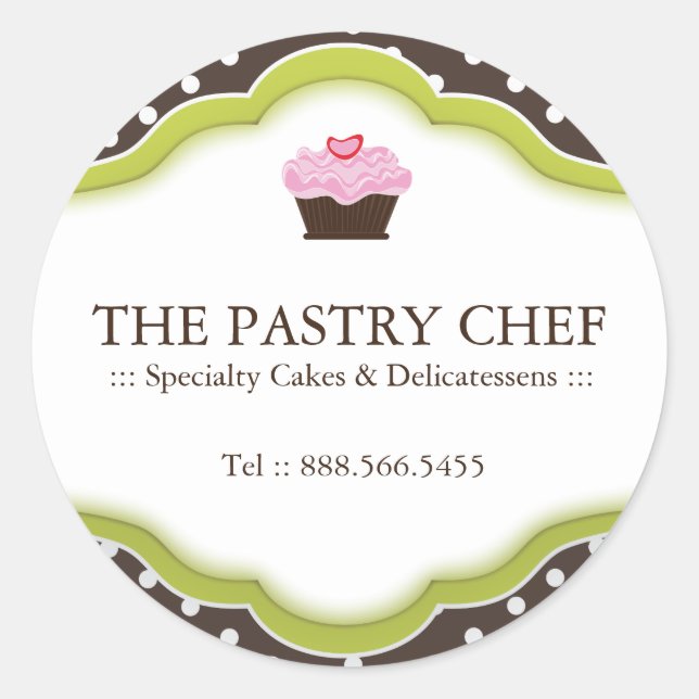 Decorative Bakery Stickers (Front)