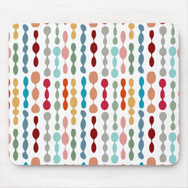 Decorative Barbells Mouse Mat (Front)