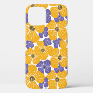 Decorative beautiful abstract modern style floral  iPhone 12 case