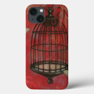 Decorative Birdcage with Butterflies iPhone 13 Case
