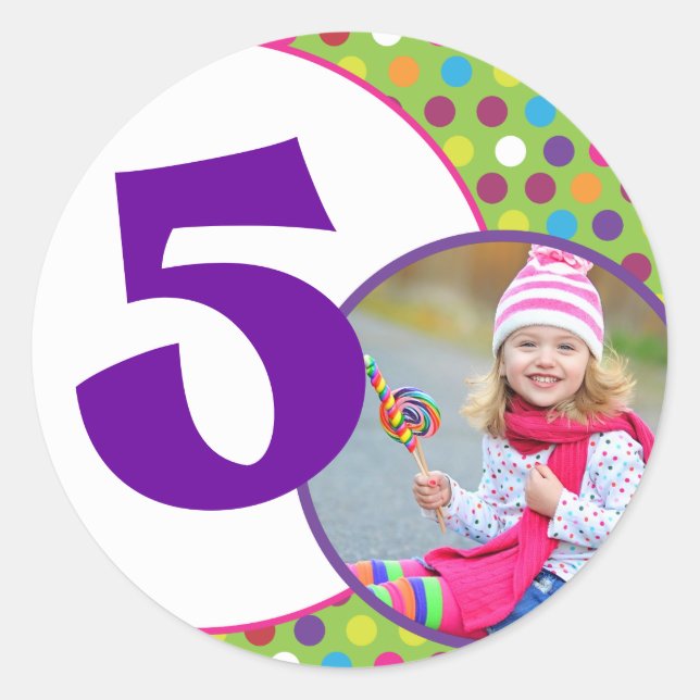 Decorative Birthday Stickers (Front)