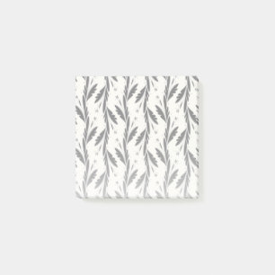 Decorative Black Vines Pattern Post-it Notes