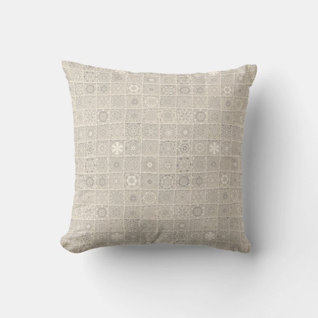 Decorative Block Pattern Cushion (Front)