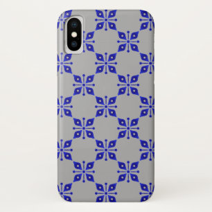 Decorative Blue Design  iPhone X Case
