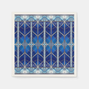 Decorative Blue Napkin