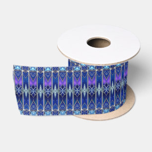 Decorative Blue Ribbon Satin Ribbon