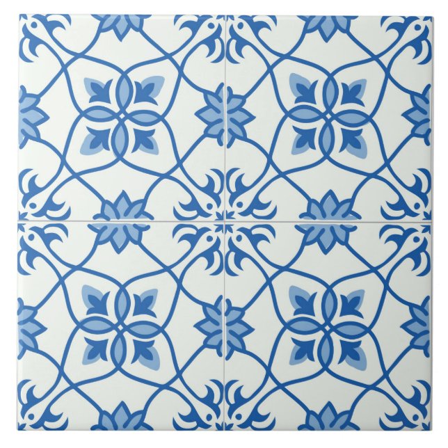 Decorative Blue  Tile (Front)