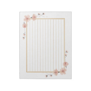 Decorative Border Paper <Brown>[ch20] Notepad