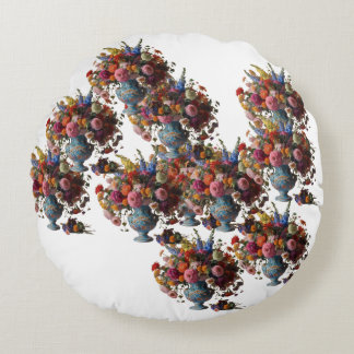 Decorative brush round cushion