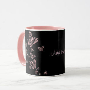 Decorative Butterflies Template Mug