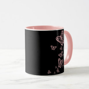 Decorative Butterflies template Mug