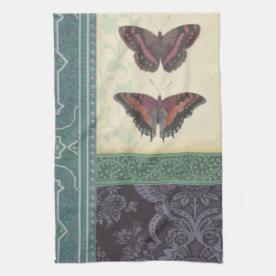 Decorative Butterfly Brocade by Vision Studio Tea Towel