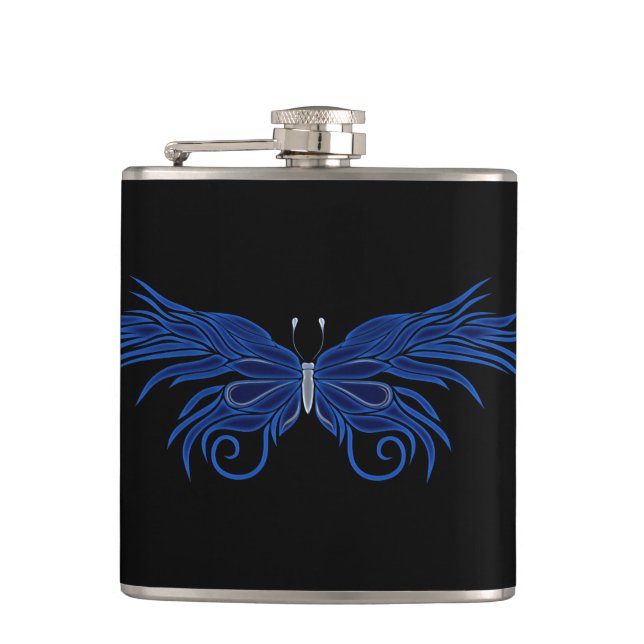 Decorative Butterfly Flask (Front)