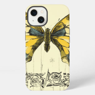 Decorative Butterfly with Wildflowers iPhone 13 Case