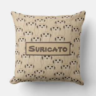 Decorative Cab Meerkats - Suricata Cushion