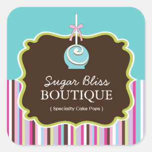 Decorative Cake Pop Stickers