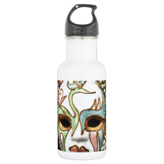 Decorative Carnival Mask 532 Ml Water Bottle