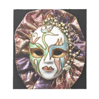 Decorative Carnival Mask Notepad