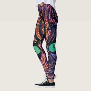 Decorative Cat by Louis Wain Leggings