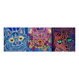 Decorative Cats by Louis Wain Photo Print