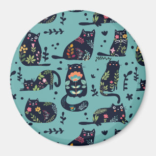 Decorative Cats Magnet