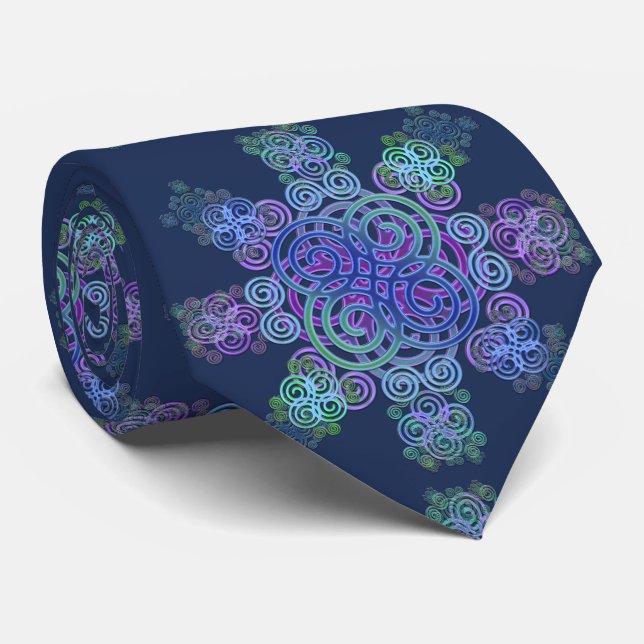 Decorative Celtic design. Tie (Rolled)