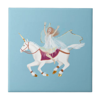 Decorative ceramic tile