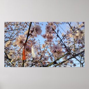 Decorative Cherry Tree with Martisor Poster