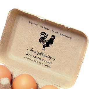 Decorative Chicken business stamps 
