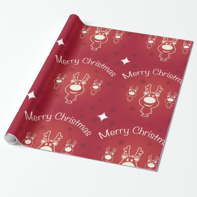 Decorative Christmas Decor Oranament Wrapping Pape Paper (Unrolled)
