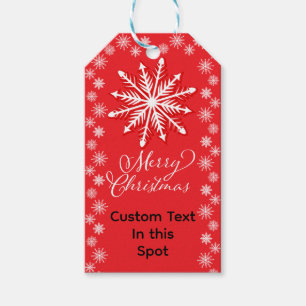 Decorative Christmas Gift Personalised Tags