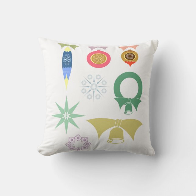 Decorative Christmas Ornaments Cushion (Front)