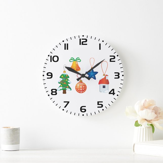 Decorative Christmas Ornaments Large Clock (Creator Uploaded)